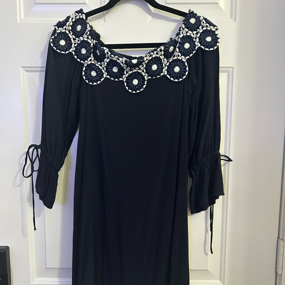 Loft off the shoulder dress. EUC.